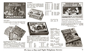 Army and Navy Stores Games and Toys Catalogue BAYKO entry circa 1958